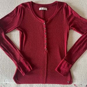 Abercrombie & Fitch XS red top